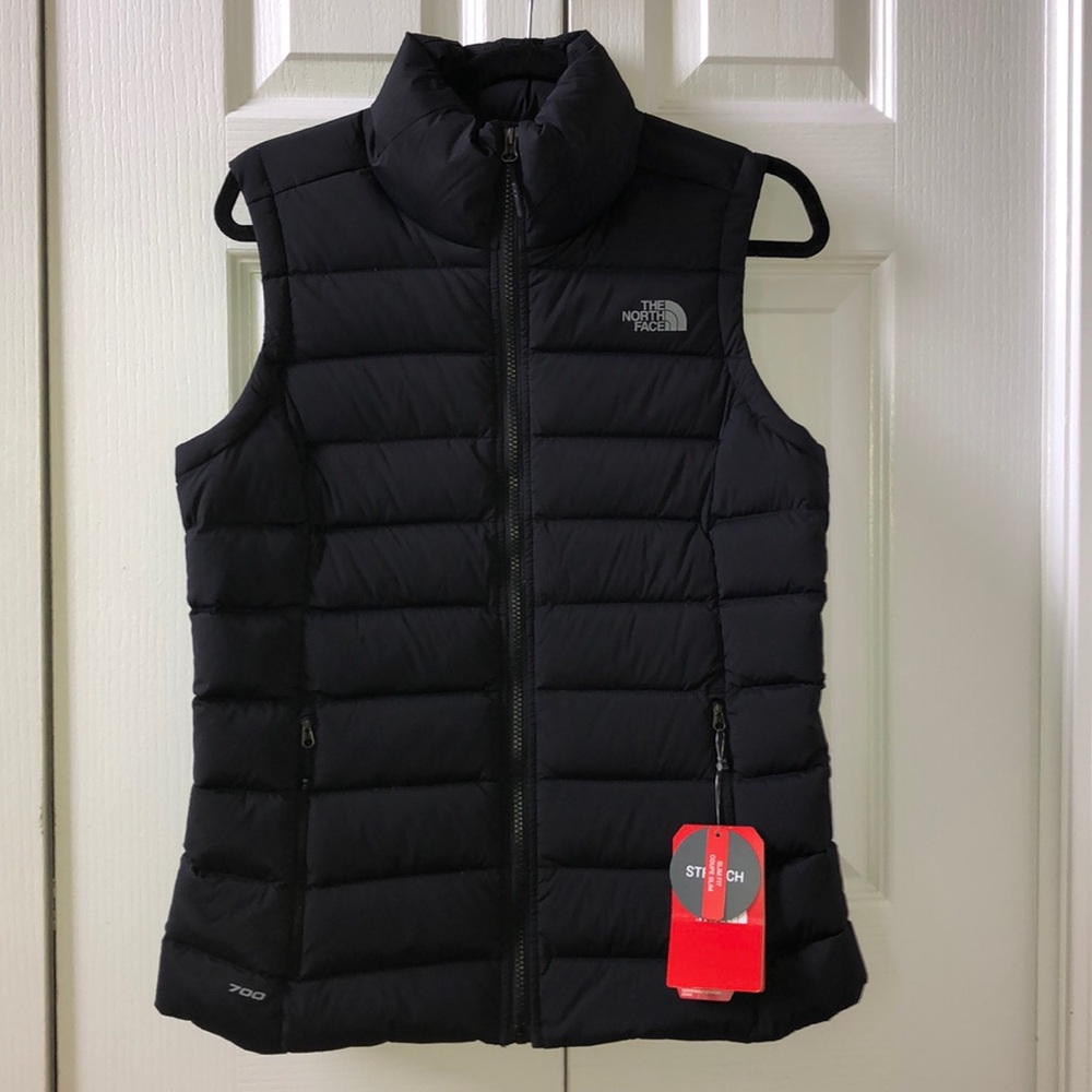 The North Face women’s down feather vest